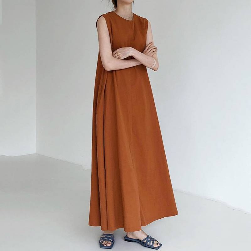Muji Linen Maxi Dress